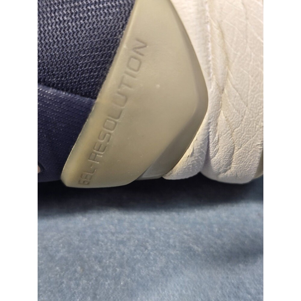 ASICS Women's Sz 7.5 GEL-Resolution 8 Tennis/Pickleball Shoes in Peacoat/White - Picture 6 of 16